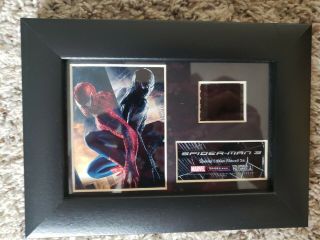 Spider - Man 3 Special Edition Film Cell S4 Framed Rye By Post