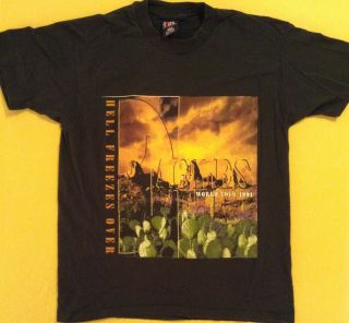 Vintage 1994 Eagles Hell Freezes Over World Tour Band Shirt Xl Hotel California