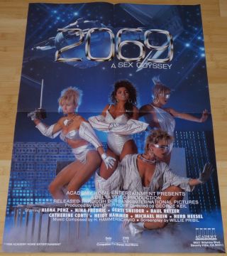 2069 A Sex Odyssey 1980s Vhs Home Video Movie Poster 2001 Space Odyssey