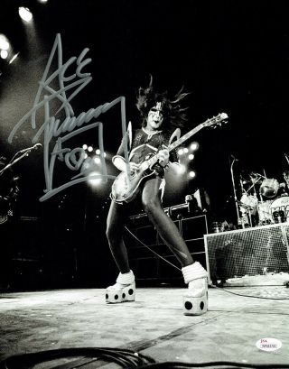 Ace Frehley Kiss Signed Autographed 11x14 Photo Jsa