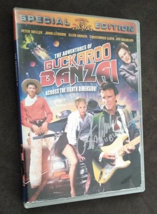 AUTOGRAPHED w/COA - Buckaroo Banzai DVD - Peter Weller - Robocop Star Trek 2