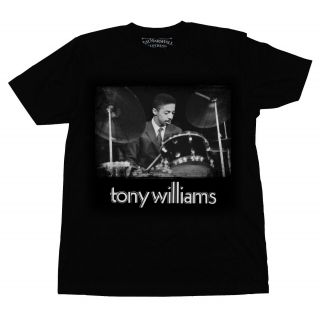 Tony Williams Portrait Mens T Shirt 1967 Jim Marshall Photo Miles Davis