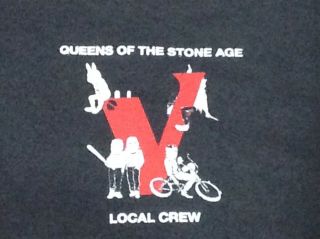 Queens Of The Stone Age Local Crew T Shirt Black Xl