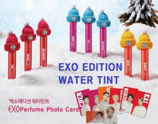 [exo Edition] Exo Water Tint 1 & Exo Perfume Photo Card 1 (or Special Photo Card)