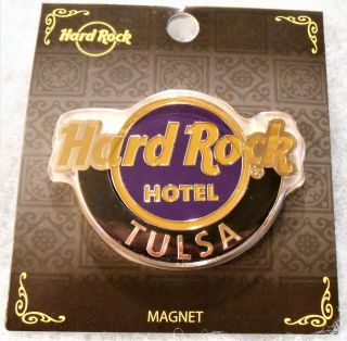 Hard Rock Hotel Tulsa Classic Logo Magnet