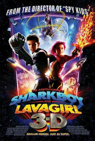 The Adventures Of Sharkboy And Lavagirl 3 - D D/s 27x40 Movie Poster