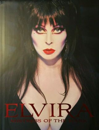Elvira Mistress Of The Dark Signed Coffee Table Book