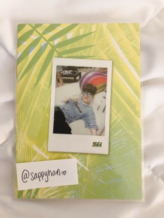Official 2017 Bts Summer Package Vol.  3 Suga Selfie Book