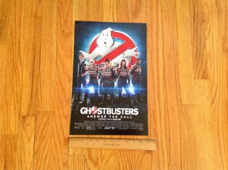Vintage Ghost Busters Answer The Call Collectible Movie Poster