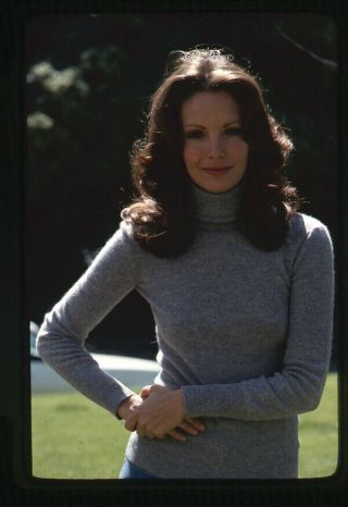 Jaclyn Smith Rare 35mm Transparency Charlies Angels On Set