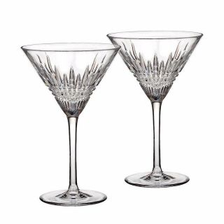 Waterford Crystal Lismore Diamond Martini Glasses Pair 2 pairs 161005 2