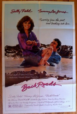 Back Roads 1981 Orig.  Movie Poster Folded One Sheet 1sh Sally Field