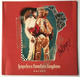 Halsey Signed Album Hopeless Fountain Kingdom Lp Vinyl Record Jsa Dd02626 Auto