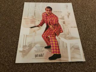 (rsm26) Advert/poster 12x10 " Got Milk : Elton John