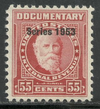 U.  S.  Revenue Documentary Stamp Scott R631 - 55 Cent Issue Of 1953 - Mlh
