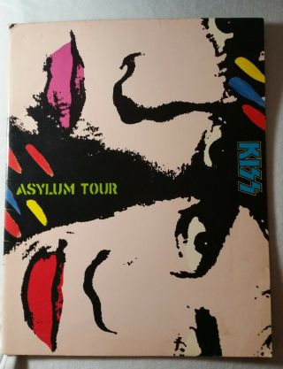 Kiss Asylum 1985 Tour Program Book Owner Eric Carr Gene Simmons
