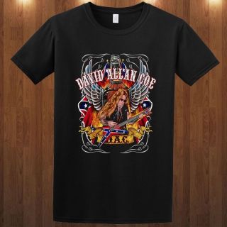 David Allan Coe Tee Outlaw Country Music Rebel Meets T - Shirt S M L Xl 2xl 3xl