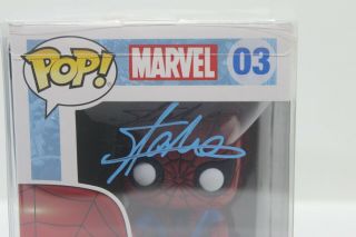 Stan Lee Signed Autographed Spider - Man 03 Funko Pop With - 799