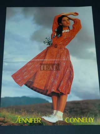 Jennifer Connelly 1988 Japan Pinup Poster 10x14 Ss4