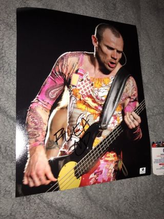 Flea Signed Autographed 11x14 Photo Auto Ga Global Red Hot Chili Peppers