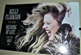 Kelly Clarkson Meaning Of Life Horz Full Color Poster Very Cool