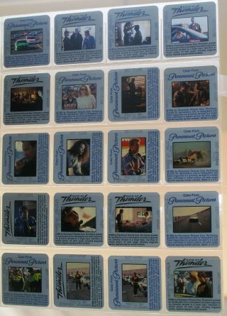 Days Of Thunder (1990) Tom Cruise Robert Duvall 20 Rare Vintage Slides