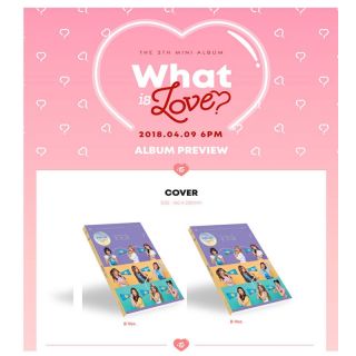 Twice 5th Mini Album - What Is Love? Cd,  Booklet [b Ver]