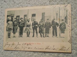 China Stamp Cover Post Card Germany Die Alliirten In China E.  Lee Tientsin