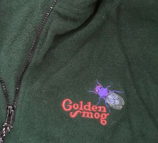 Golden Smog Official Embroidered Green Fleece Sweatshirt Xl Wilco Jayhawks