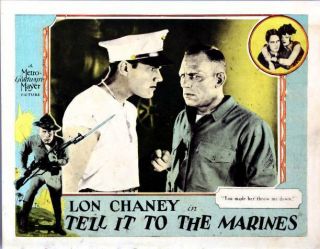 Old Movie Photo Tell It To The Marines Lobby Card William Haines Lon Chaney