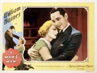 Old Movie Photo Mans Man Lobby Card Josephine Dunn William Haines 1929