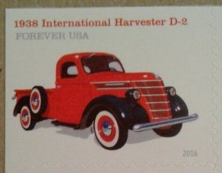 Usps Pickup Trucks Book Of 20 Forever Stamps (2016)