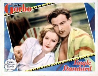 Old Movie Photo The Single Standard Us Lobby Card,  Greta Garbo Nils Asther