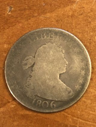 1806 Draped Bust Silver Quarter 25 Cent