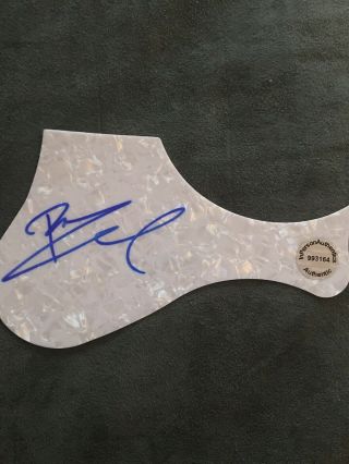 Pete Townshend The Who Signed Autograph Guitar Pick Guard With