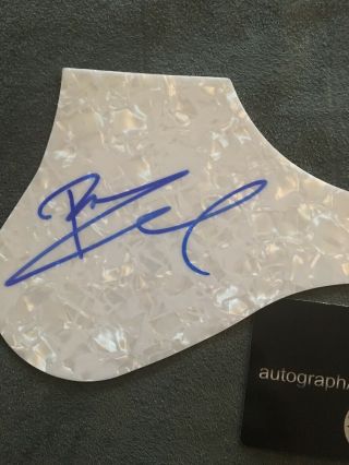 Pete Townshend The Who Signed Autograph Guitar Pick Guard With 3