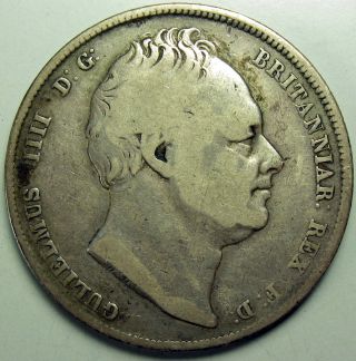 1836 Great Britain 1/2 Crown