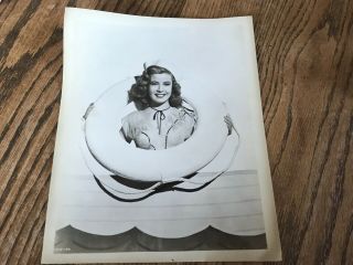 Vintage Gloria Dehaven 8x10 Black White Photo