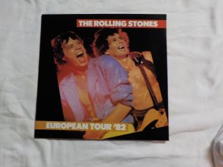 Vintage The Rolling Stones European Tour 1982 Concert Tour Book Mick Jagger