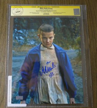 Millie Bobby Brown - Autographed 8x10 Signed Photo Cgc Signature Series Ca
