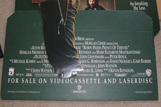 Robin Hood: Prince of Thieves VHS Movie Video Store Display Standee 1991 3