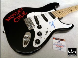 Vince Neil (motley Crue) Autographed Signed Guitar W/ Ga -