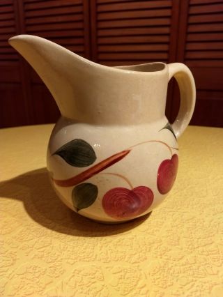 Vintage Watt Pottery - Double Apple - Small Milk Pitcher 15