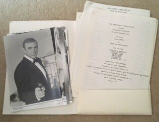 Never Say Never Again Press kit 1983 Sean Connery James Bond 007 2