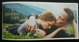 A Hidden Life Fyc Promo Press Book Booklet Terrence Malick