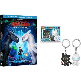 How To Train Your Dragon - The Hidden World Limited Edition Gift Set Blu - Ray 3d