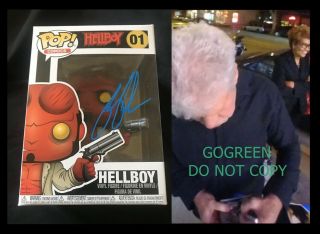Ron Perlman Signed Hellboy Funko Pop Vinyl Figure Photo Proof Poster Son Anarchy