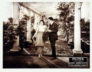 Old Movie Photo The Woman Game Us Lobby Card,  Elaine Hammerstein