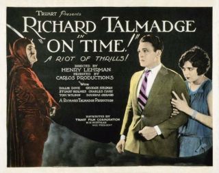 Old Movie Photo On Time Us Lobby Card Richard Talmadge Billie Dove 1924