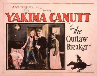 Old Movie Photo The Outlaw Breaker Us Lobby Card Yakima Canutt 1926